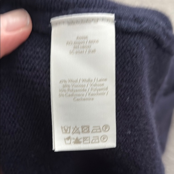 Boden orange & blue Crewneck Sweater Cozy Knit - Picture 4 of 4